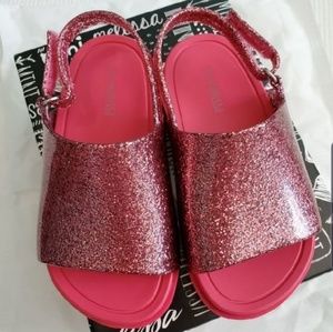 NIB Mini Melissa Beach Slides Sz 8